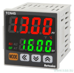 TCN4S-22R - температурный контролер Autonics с двумя дисплеями